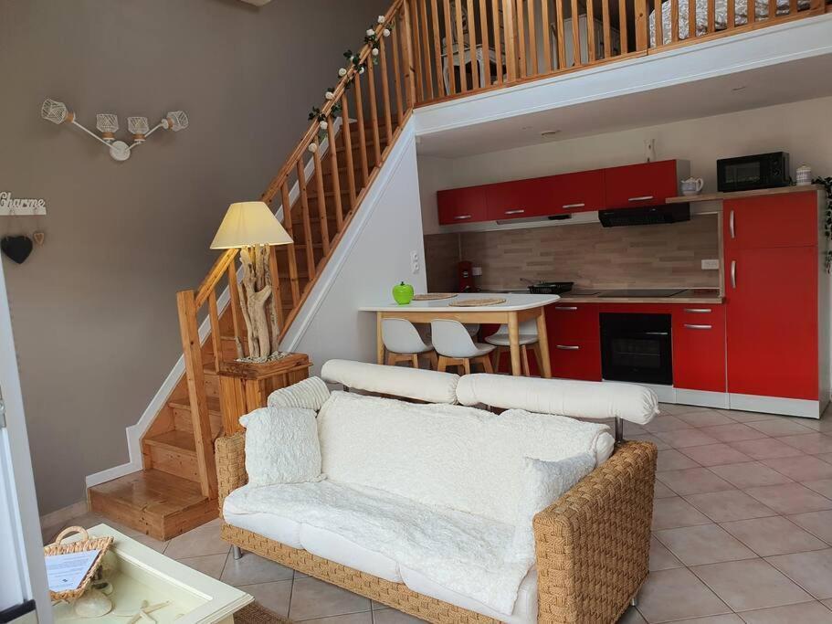 Charmante Maison 1 Chambre Avec Terrasse N'1 Equihen-Plage Luaran gambar